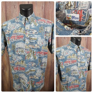 Reyn Spooner Men's Large S/S Aloha Hawaiian Shirt